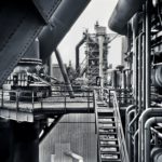 black-and-white-factory-industrial-plant-415945